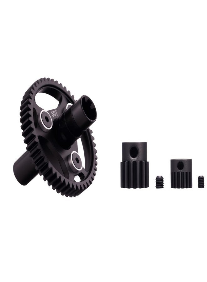 Mesimsple 40Crmo Steel 50T Slipper Clutch Spur Pinion Gear Set for 1/10 Senton Granite Bigrock Vorteks 3S BLX & 550 Mega Kraton Outcast 4S 1/8 Typhon Infraction 3S Series Upgrade Parts - Image 1